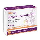 Лерканидипин-СЗ таб.п/о плен. 10мг №60