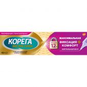 Корега крем для фиксации зубных протезов максимальная фиксация+комфорт нейтр. 40г №3