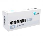 Моксонидин таб.п/о плен. 0,4мг №60