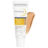 Биодерма Фотодерм крем-гель солнцезащитный M SPF50+ 40мл/темный оттенок №5