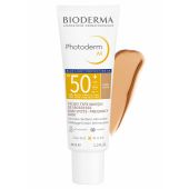 Биодерма Фотодерм крем-гель солнцезащитный M SPF50+ 40мл/темный оттенок №2