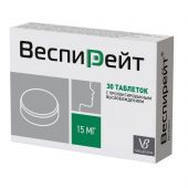 Веспирейт таб. пролонг. высвоб. 15мг №30