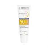 Биодерма Фотодерм солнцезащитный крем-гель M SPF50 для лица 40мл/Светлый оттенок