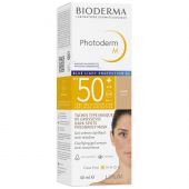 Биодерма Фотодерм солнцезащитный крем-гель M SPF50 для лица 40мл/Светлый оттенок №2