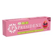 Президент зубная паста детская от 3-6 лет клубника 50г