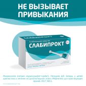 Слабипрокт микроклизма р-р ректальный 9мг/мл+90мг/мл+625мг/мл №12 №8