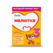 Малютка 3 детское молочко нап. сух. мол. быстр. с 12 мес. 900г