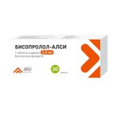 Бисопролол-Алси таб. 2,5мг №30