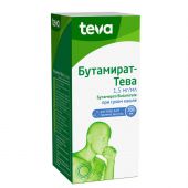 Бутамират-Тева р-р для приема внутрь 1,5мг/мл фл. 200мл №2
