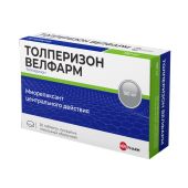 Толперизон велфарм таб.п/о плен 150мг №30
