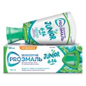 Сенсодин паста зубная детская Проэмаль Джуниор со вкусом мятная жвачка 50мл