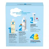 Ля Рош-Позе набор Липикар молочко для сухой кожи 400мл+Липикар AP+масло очищ. 400мл+Цикапласт бальзам B5+15мл+Игрушка/подарок №3