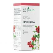 Будь Здоров! Грин фиточай Брусника ф/п 1.5г №20