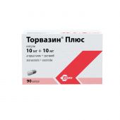 Торвазин плюс капс. 10мг+10мг №90 №3