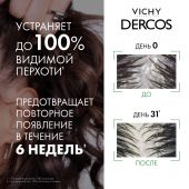 Виши Деркос Техник шампунь-уход для норм. и жирных волос интенсивный против перхоти DS рефил 390мл №4