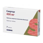 Скертцо таб.п/о плен. 400мг №7 №2