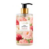 АромаБио гель для душа бархатный пион и масло розы 420мл