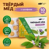 АВС хэлси фуд твердый мед шалфей 30г
