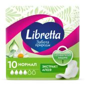 Либретта прокладки забота природы нормал. с мягкой поверхностью №10