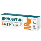 Динобутин гель для приема внутрь с ароматом клубники 8,9мг/г туба 30г+ложка дозир.№1 №3