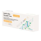 Инсудайв Слим р-р для п/к введ. 1,7мг/доза шприц-ручка 3мл №1/игла №4 №2