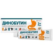 Динобутин гель для приема внутрь с ароматом клубники 8,9мг/г туба 100г+ложка дозир.№1 №5