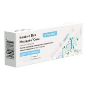 Инсудайв Слим р-р для п/к введ. 2,4мг/доза шприц-ручка 3мл №1/игла №4 №3