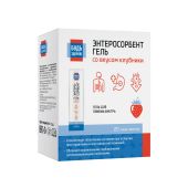Будь Здоров! Энтеросорбент гель со вкусом клубники саше №20