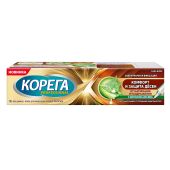 Корега профешнл крем для фиксации зубных протезов комфорт и защита десен с алоэ 40г