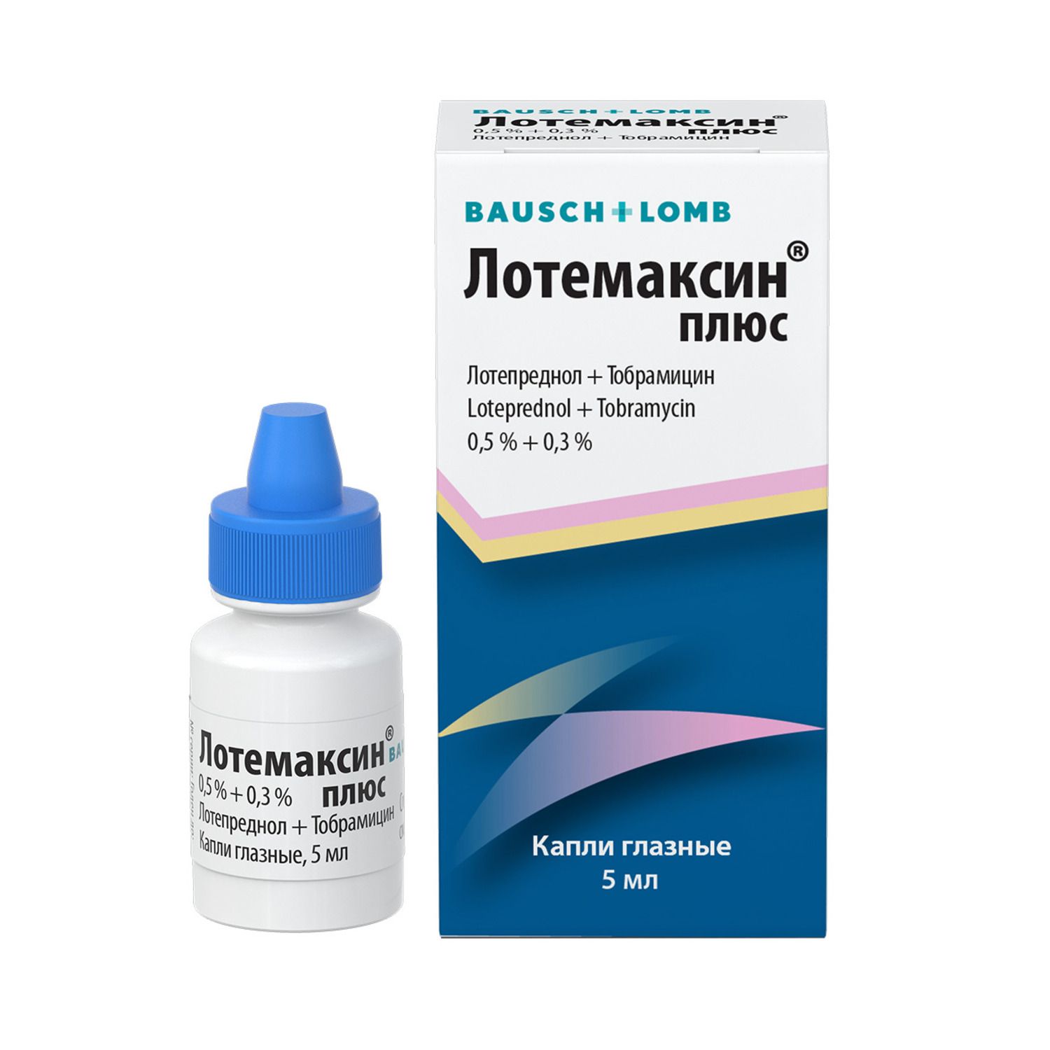 Лотемаксин плюс капли гл. 0.5%+0,3% 5мл