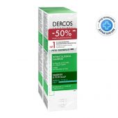 Виши Деркос набор шампунь против перхоти для жирн.кожи 200млх2