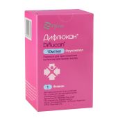 Дифлюкан пор. пригот. сусп. для вн. приема 10мг/мл фл. 35мл