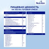 Нутрилон смесь молочная ПРЕ 0 д/недоношенных детей 400г №10