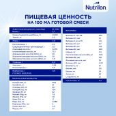 Нутрилон смесь молочная ПРЕ 0 д/недоношенных детей 400г №8