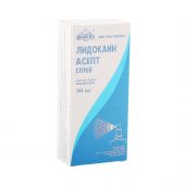 Лидокаин Асепт спрей д/местн.прим. 50мл №2