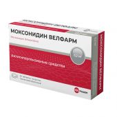 Моксонидин Велфарм табл. п/п/о 0,2мг №30