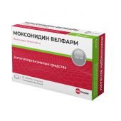 Моксонидин Велфарм табл. п/п/о 0,4мг №30