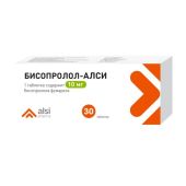 Бисопролол-Алси таб. п/о плен. 10мг №30