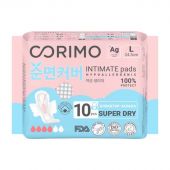 Коримо прокладки женские гигиенические анатом. р.L 245мм №10