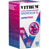 Витрум Магний В6 таб.п/о 1200мг №60  №3