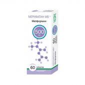 Мерифатин МВ таб.п/о плен. 500мг №60