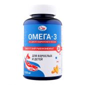 Салмоника омега-3 из дикого камчатского лосося для взрослых и детей капс по 1000мг №160