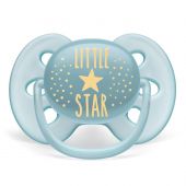 Филипс Авент пустышка ультра софт с футляром 6-18 мес. №2 SCF223/01 №2