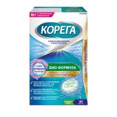 Корега таб. для очистки зубн.протезов Биоформула №30 0032628