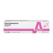 Клотримазол-Акрихин мазь 1% 20г