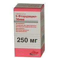 5-Фторурацил-Эбеве конц. для р-ра для инф. 1г/20мл №1
