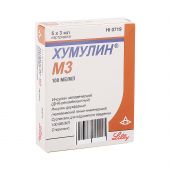 Инсулин Хумулин М3 Пенфилл картридж сусп. п/к введ. 100Едля мл 3мл №5