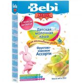 Беби каша молочная Премиум фрукты/злаки ассорти от 6мес. 250г 02109