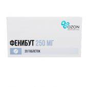 Фенибут таб. 250мг №20