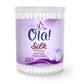 Ола! ватные палочки пластик №100